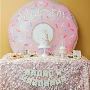 First Birthday Party Signs